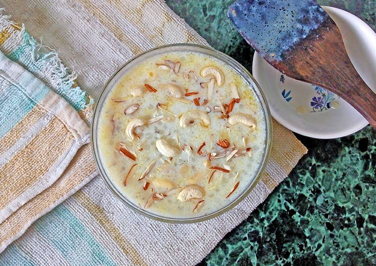 Recipe of Any-night-of-the-week Sabudana Kheer