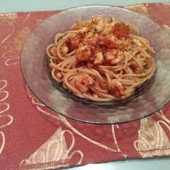 Foto di Pasta con i gamberetti