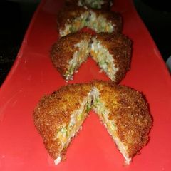 A picture of Dahi veg kababs.