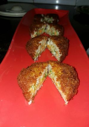 A picture of Dahi veg kababs.