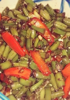 A picture of Chinese Beans-Garlic Stir Fry.