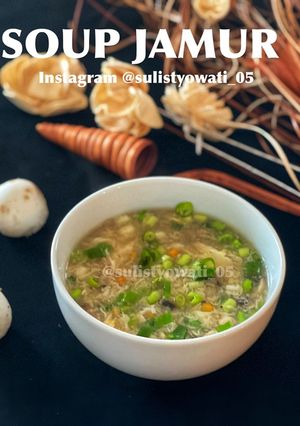 Foto resep Soup Jamur Sehat