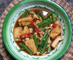 Resep Populer Sayur Tahu Kacang Panjang ndeso Nikmat Lezat