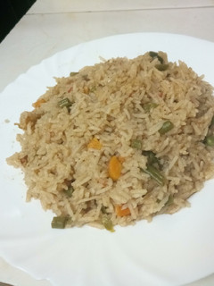 A picture of Vegetable pilau.