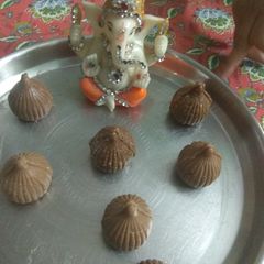 A picture of Chocolate  modak.