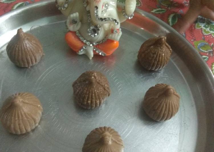 Recipe of Quick Chocolate  modak
