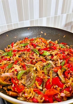 Foto resep Sambel kecombrang terong teri