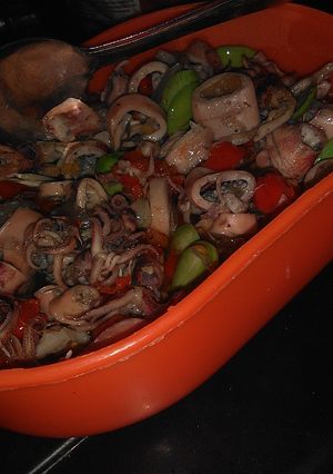 Foto resep Tumis Cumi asin pedes manis nampooool...