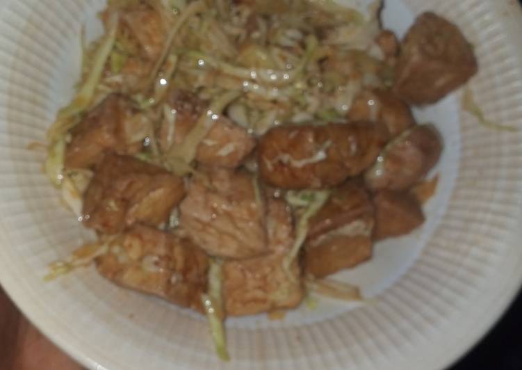 Steps to Prepare Perfect Awara and cabbage
