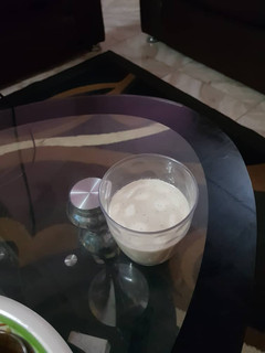 A picture of Banana milk shake.