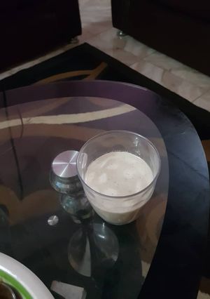 A picture of Banana milk shake.