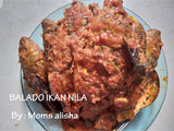 Balado ikan nila