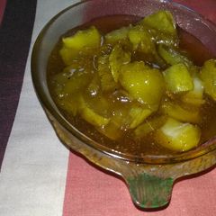 A picture of Aam ka meetha achar.