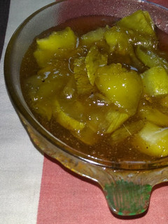 A picture of Aam ka meetha achar.