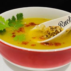 Burnt Garlic Dal Shorba A picture of Burnt Garlic Dal Shorba.