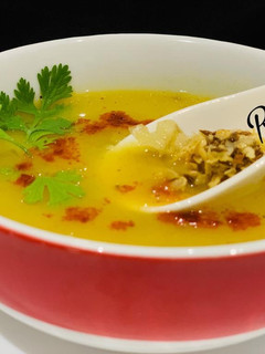 A picture of Burnt Garlic Dal Shorba.