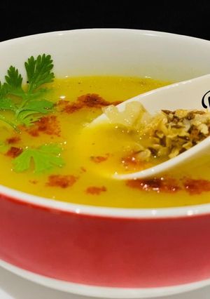A picture of Burnt Garlic Dal Shorba.