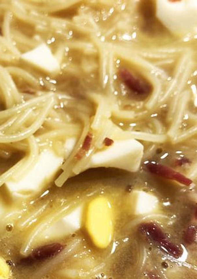 Una foto de Sopa de picadillo