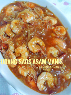 Foto resep Udang Saos Asam Manis