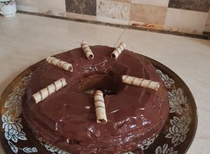 صورة لوصفة كيك بالكاكاو و القهوة السريعة الذوبان