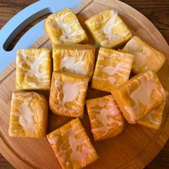 A picture of Lemon Cake Mix Brownies.