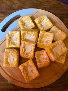 A picture of Lemon Cake Mix Brownies.