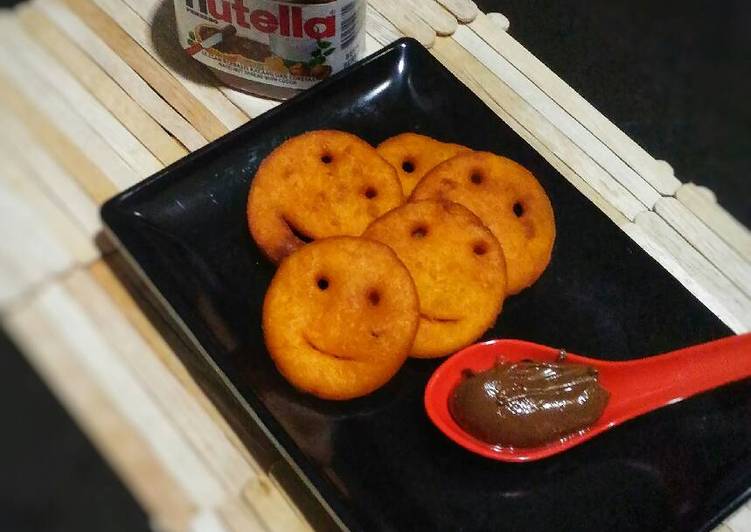 Sweet potato smile_ ubi jalar kue #cemilananak