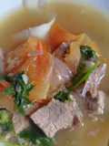 Sup kelapa daging rebus
