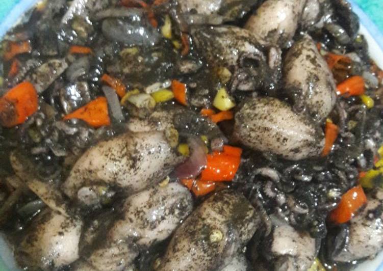 Resep Cumi Hitam Anti Amis yang nikmat