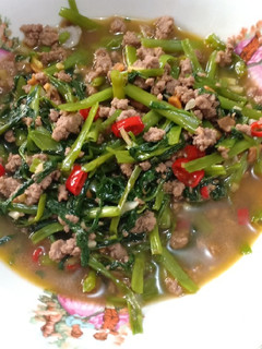 Foto resep Kangkung Cah Sapi Tauco