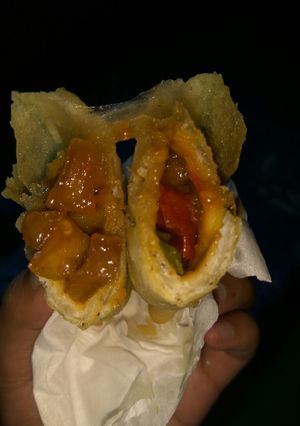 Foto resep Cireng isi bakso pedas