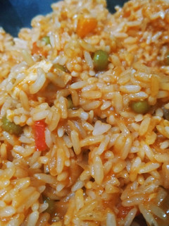 Una foto de Arroz con pollo