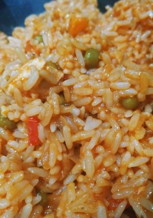 Una foto de Arroz con pollo