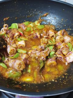 Foto resep Sambal Goreng Cumi Asin Pete