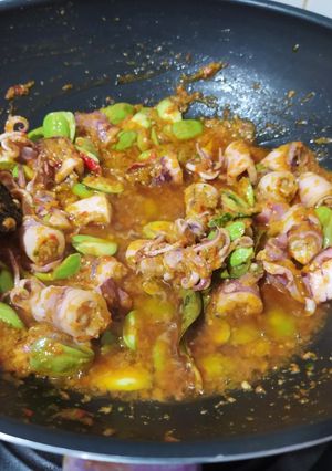 Foto resep Sambal Goreng Cumi Asin Pete