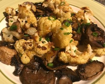 Ultimate Make Recipe Copy of Easy Roasted Cauliflower with mushrooms Delicious Simple