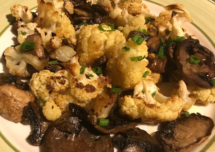 Step-by-Step Guide to Make Ultimate Copy of Easy Roasted Cauliflower with mushrooms