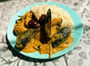 Una foto de Picante de almejas y choros !