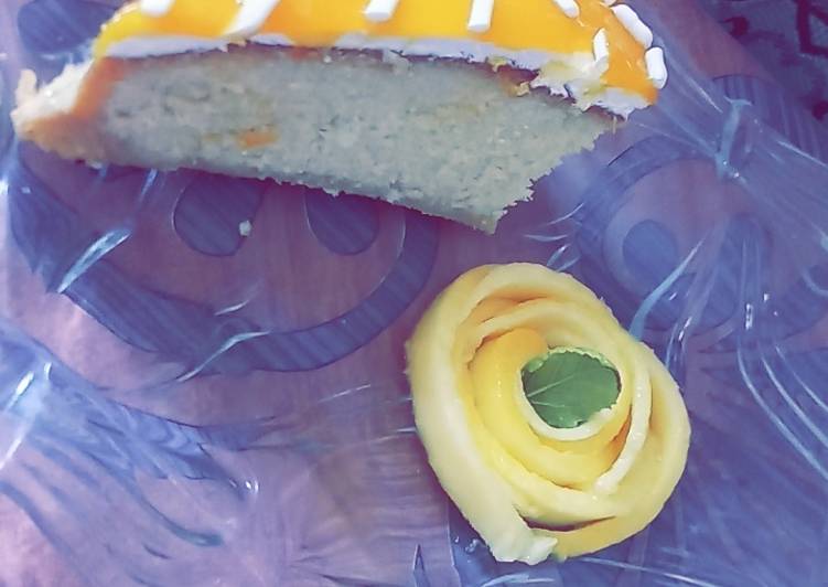#Mango_Glaze_Cake