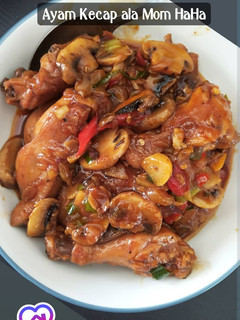 Foto resep Ayam Kecap toping jamur