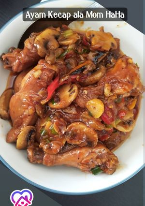 Foto resep Ayam Kecap toping jamur