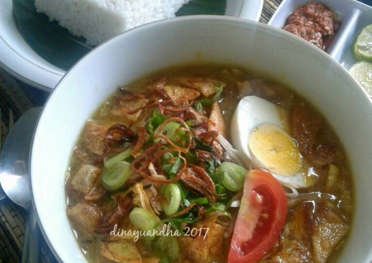Cara termudah untuk Siapkan saat makan malamSoto Ayam ala my Mom