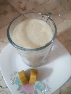 عکسی از دستور شیر موز خونگی 👌 😋