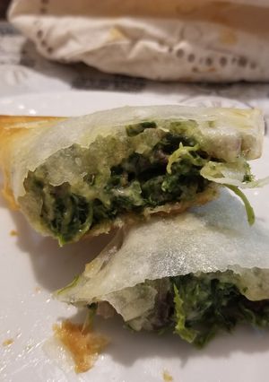 Una foto de Strudel de espinaca