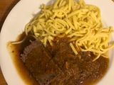 Rinderbraten mit Rotwein-Balsamico-Sauce