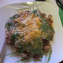A picture of Americanized Poutine.