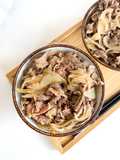 Gyudon 牛丼 (Japanese Beef Rice Bowl) ala Yoshinoya / Sukiya / Matsuya