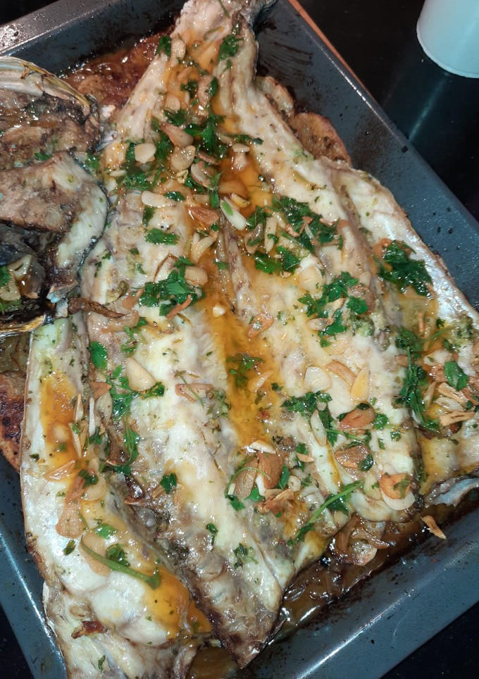 Una foto de Corvina al horno