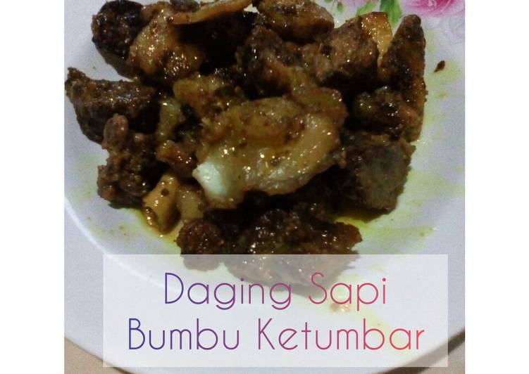 Rahasia Membuat Daging Sapi Bumbu Ketumbar Anti Gagal