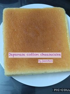 Foto resep Japanese cotton cheese cake